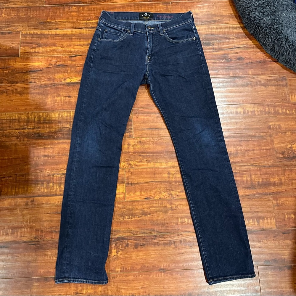 7 For All Mankind The Straight Tapered Jeans 30